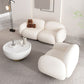 Modern Sofa with Tight Back and Square Arm for Living Room 27.56" High