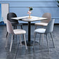 Glam Style Metal Side Chair Matte Finish Solid Back Dining Room Dining Chair Clearhalo ' kitchen&dining_furn' 'Dining Chairs' 'Dining Tables & Seating' 'dining_chair' 'Furniture' 'furniture_dining_chair' 'Kitchen & Dining Furniture' 'kitchen' 1200x1200_9410ac2e-8c8f-471f-acfd-475d2509da65