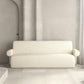 Contemporary Wool Sofa with Tight Back and Recessed Arm,35.43" W