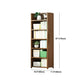 Modern Bamboo Shelf Bookcase Brown Closed Back Book Shelf for Study Room Clearhalo 'Bookcases' 'furn' 'furn_bookcases' 'Furniture' 'Office Furniture' 1200x1200_9413beaf-7d97-4a65-943d-7486b5d859f5