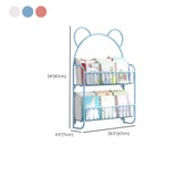 Gesloten achterwand gemonteerd boekenplank metalen boekenkast met planken