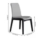 Industrial Rubberwood Solid Back Side Chair Matte Finish Leather Dining Chair with Black Legs Clearhalo ' kitchen&dining_furn' 'Dining Chairs' 'Dining Tables & Seating' 'dining_chair' 'furn' 'furn_dining_chair' 'Furniture' 'furniture_dining_chair' 'Kitchen & Dining Furniture' 'kitchen' 1200x1200_9416cb54-45db-4c90-8169-b96c53f30e9e