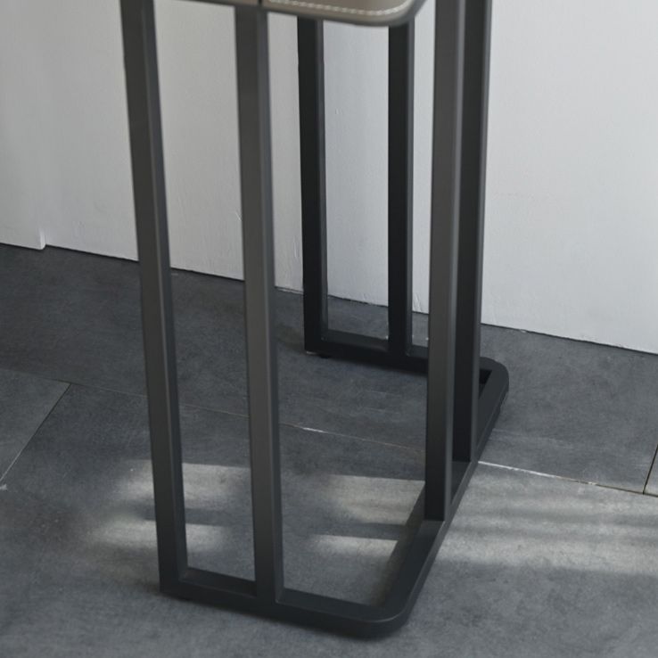 Tavolo da trucco top moderno in pietra con 2 cassetti per la camera da letto