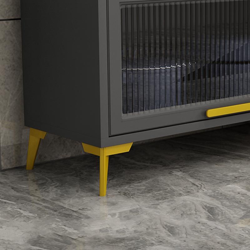 Manufactured Wood Dining Server Glam Glass Doors Server for Home Clearhalo 'buffet_sideboard' 'Buffets & Sideboards' 'furn' 'furn_buffet_sideboard' 'Furniture' 'Kitchen & Dining Furniture' 1200x1200_9418f292-f892-4440-827c-8238c1a909ca