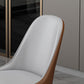 Scandinavian Arm Solid Back Dining Side Chair Leather Dining Side Chair Clearhalo ' kitchen&dining_furn' 'Dining Chairs' 'Dining Tables & Seating' 'dining_chair' 'furn' 'furn_dining_chair' 'Furniture' 'furniture_dining_chair' 'Kitchen & Dining Furniture' 'kitchen' 1200x1200_9419c311-b41c-4ba5-a9cf-4aad5580fa8a