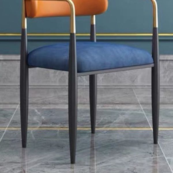 Contemporary Open Back Chair Upholstered Dining Side Chair for Indoor Clearhalo 'Dining Chairs' 'Dining Tables & Seating' 'dining_chair' 'furn' 'furn_dining_chair' 'Furniture' 'furniture_dining_chair' 'Kitchen & Dining Furniture' 1200x1200_9419cdb3-28c3-44ab-9ebb-4ee5056e57cc