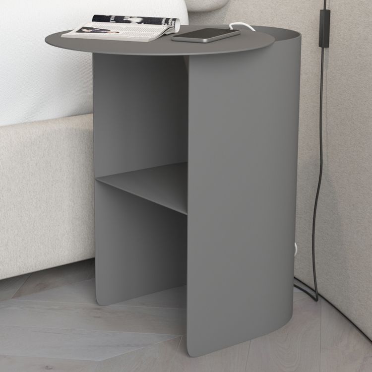 Metal Modern Bed Nightstand 20'' Tall 1-shelf Open Storage Bedside Cabinet Clearhalo 'Bedroom Furniture' 'furn' 'furn_night_stand' 'Furniture' 'night_stand' 'Nightstands' 1200x1200_9419d499-722f-4d13-8fce-c06e604abb28