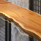 Industrial Solid Wood Bar/Dinette Table Indoor Natural Sled Cocktail Bar Table