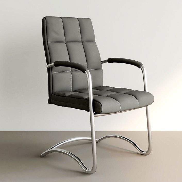 Modern Fixed Arms Desk Chair Faux Leather Mid Back Office Chair Clearhalo 'furn' 'furn_office_chair' 'Furniture' 'Office Chairs' 'Office Furniture' 'office_chair' 1200x1200_941b01ca-04d1-4206-a14a-5110a9b10869