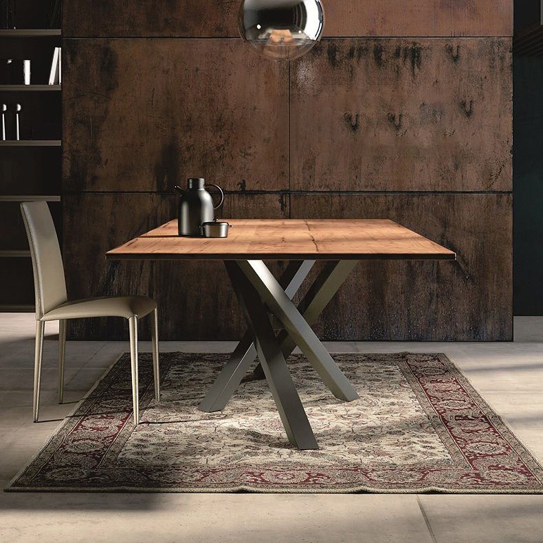 Industrial Style Rectangle Furniture Pine Solid Wood Dining Site Table Clearhalo ' dining_table' 'Dining Tables & Seating' 'Dining Tables' 'furn' 'furn_dining_table' 'Furniture' 'furniture_dining_table' 'Kitchen & Dining Furniture' 'kitchen&dining_furn' 'kitchen' 'kitchen_dining_table' 1200x1200_941c5396-ce9e-4da5-91e2-4b059967ca68