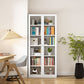 Closed Back Bookshelf Contemporary Style Bookcase for Study Room Office Clearhalo 'Bookcases' 'furn' 'furn_bookcases' 'Furniture' 'furniture_bookcases' 'Office Furniture' 1200x1200_941d81e8-24ec-4752-b227-182fe142a09b