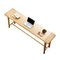 Eigentijdse bar-eettafel voor binnen, rechthoekig houten aanrechttafel