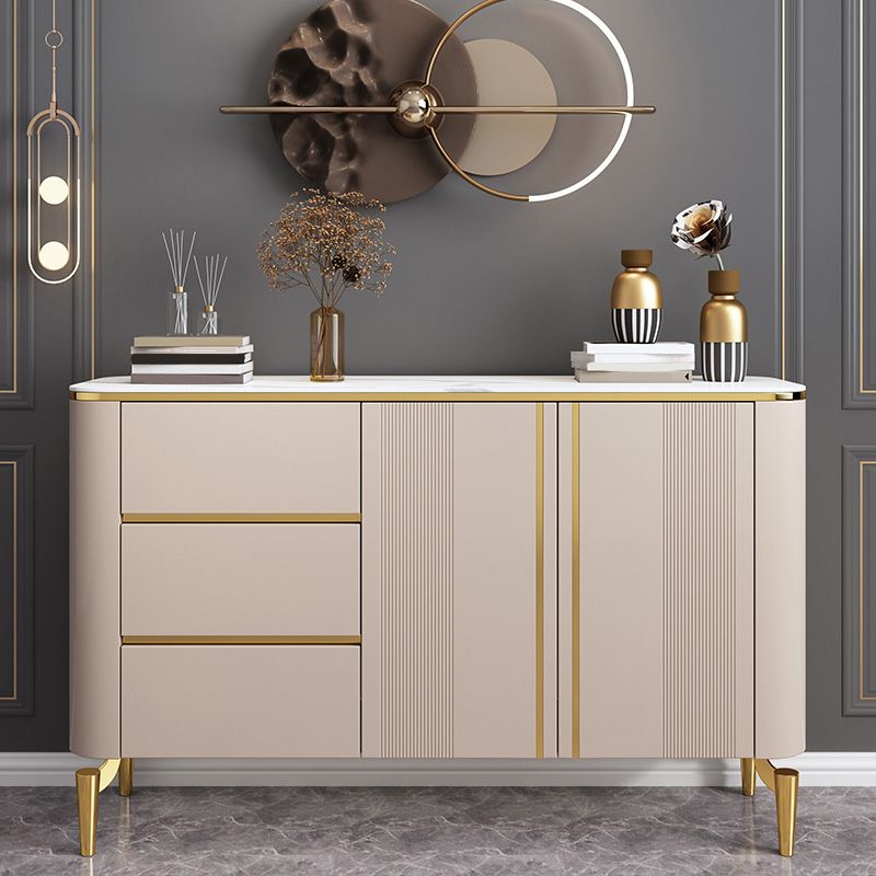 Armadi glam per pranzo buffet a 3 cassetto e sideboard a buffet a 2 porte