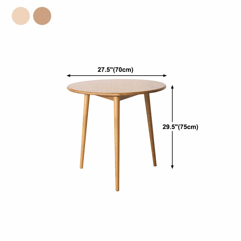 Solid Wood Contemporary Round Dining Table Wood Top Table with 4 Legs Clearhalo ' dining_table' 'Dining Tables & Seating' 'Dining Tables' 'furn' 'furn_dining_table' 'Furniture' 'furniture_dining_table' 'Kitchen & Dining Furniture' 'kitchen&dining_furn' 'kitchen' 'kitchen_dining_table' 1200x1200_942069c1-8b9c-494b-82f3-8d7d2c017a95
