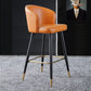 Leather Counter Stool Scandinavian Style Armed Low Back Stools for Home Clearhalo 'Bar Furniture' 'Bar Stools' 'bar_stools' 'furn' 'furn_bar_stools' 'Furniture' 'Kitchen & Dining Furniture' 1200x1200_9421fd4a-bcce-4c96-81dd-8461e4513478