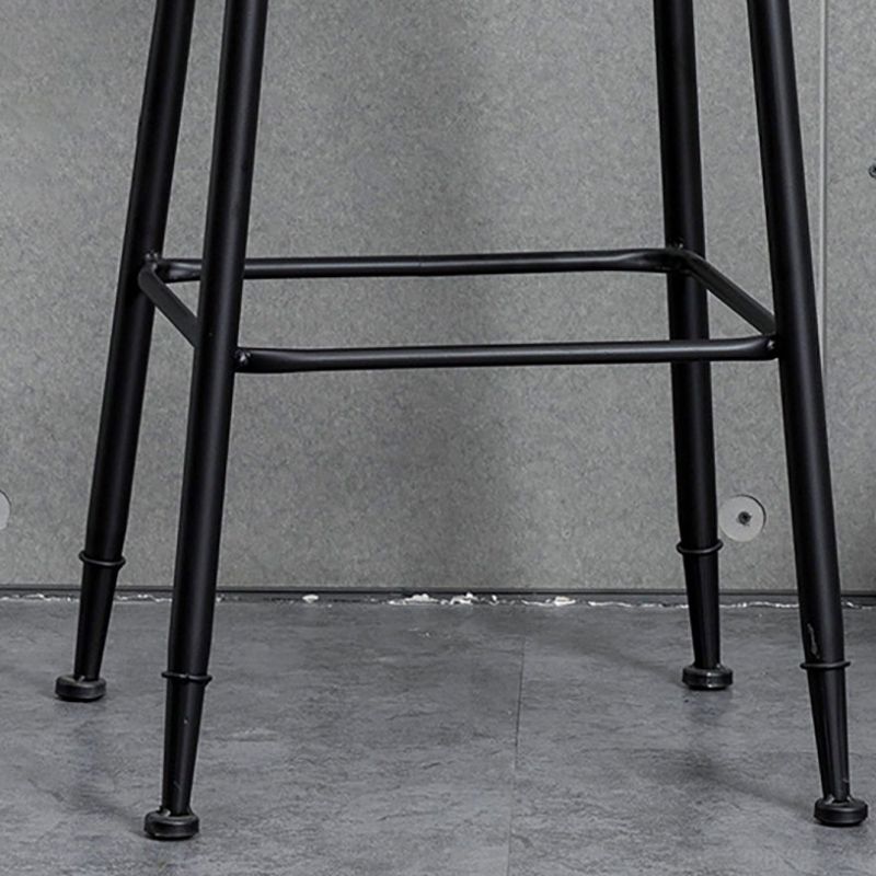 Modern Solid Wood Counter Stool Armless Bar Height Bar Stool with Footrest Clearhalo 'Bar Furniture' 'Bar Stools' 'bar_stools' 'furn' 'furn_bar_stools' 'Furniture' 'Kitchen & Dining Furniture' 1200x1200_9422be30-cf81-4f7e-9595-22e4647f8789