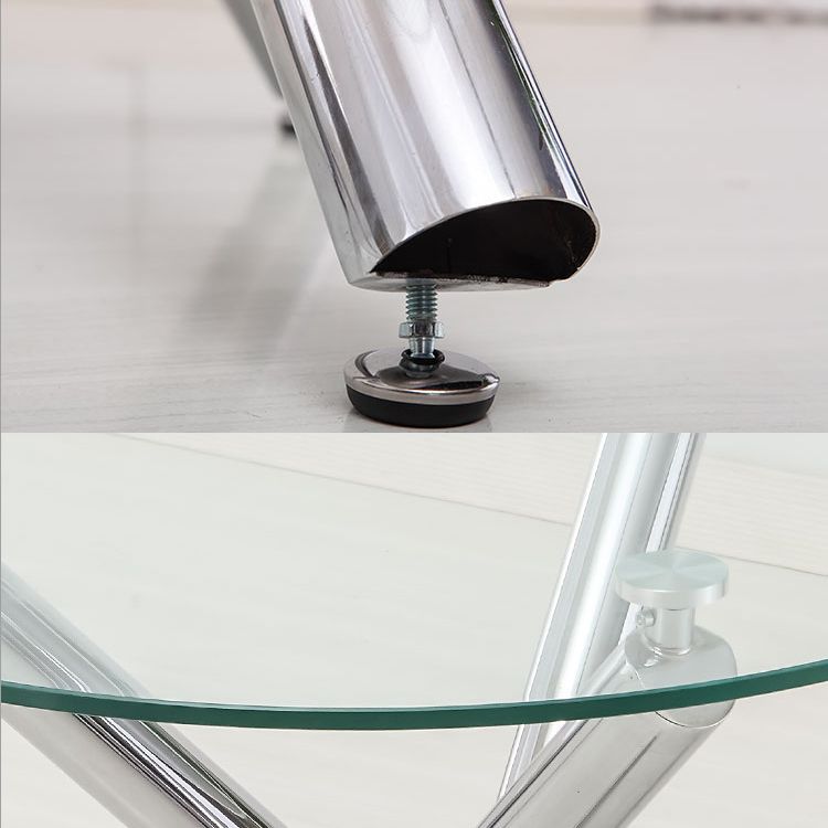 Round Shape Transparent Dining Table Glass Table Minimalist with 3 Legs Clearhalo ' dining_table' 'Dining Tables & Seating' 'Dining Tables' 'furn' 'furn_dining_table' 'Furniture' 'furniture_dining_table' 'Kitchen & Dining Furniture' 'kitchen&dining_furn' 'kitchen' 'kitchen_dining_table' 1200x1200_942300d6-9aa7-4ae9-ab85-32e603fa59ec