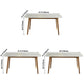 Contemporary Rectangle Dining Table White Sintered Stone Dining Table with 4 Legs Clearhalo ' dining_table' 'Dining Tables & Seating' 'Dining Tables' 'furn' 'furn_dining_table' 'Furniture' 'furniture_dining_table' 'Kitchen & Dining Furniture' 'kitchen&dining_furn' 'kitchen' 'kitchen_dining_table' 1200x1200_9424f013-a3df-4323-a7b4-c193e6f53086