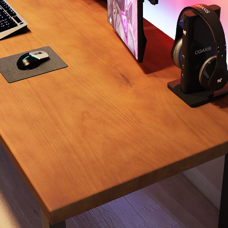 Modern Style Office Desk Rectangle Solid Wood Desk for Home Use Clearhalo 'Furniture' 'furniture_office_desk' 'Office Desks' 'Office Furniture' 'office_desk' 1200x1200_94268f70-7384-4201-b745-5748306a7761