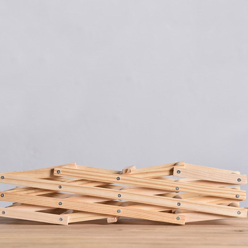 Tabletop Modern Wine Rack Solid Wood Wine Bottle Rack for Living Room