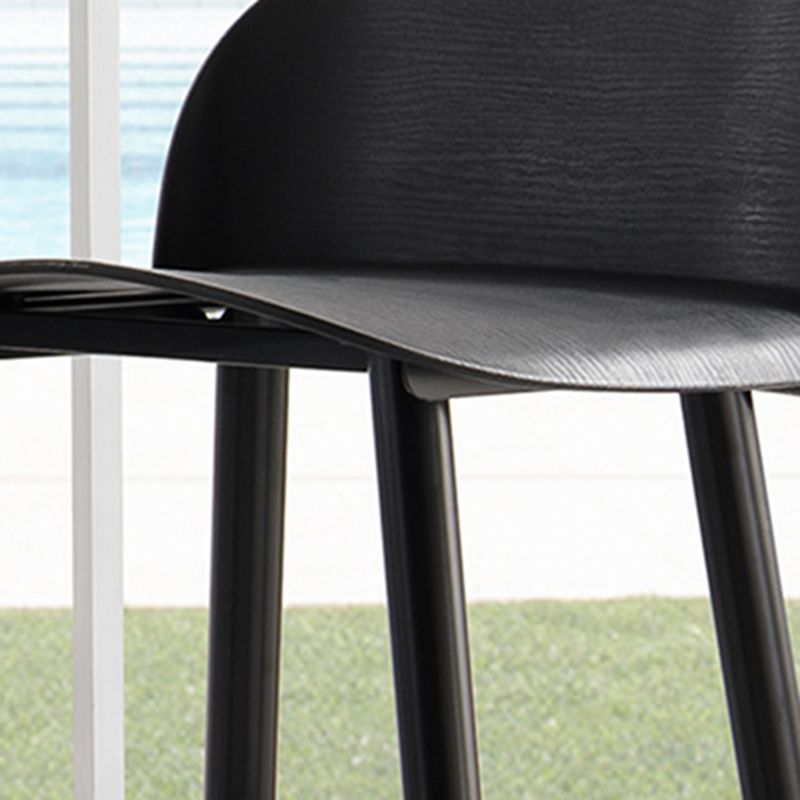 Glam Living Room Bar Height Stool Plastic Bar Stool with Iron Legs Clearhalo 'Bar Furniture' 'Bar Stools' 'bar_stools' 'furn' 'furn_bar_stools' 'Furniture' 'Kitchen & Dining Furniture' 1200x1200_9427b231-f8c3-4757-832b-2964b0ad42cc