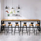 Industrial Bar Table Bar Height Rectangle Solid Wood Pub Table for Home Clearhalo 'Bar Furniture' 'Bar Tables' 'bar_tables' 'furn' 'furn_bar_tables' 'Furniture' 'Kitchen & Dining Furniture' 1200x1200_94282645-bd3d-4e3d-a4c2-455ff293f52f