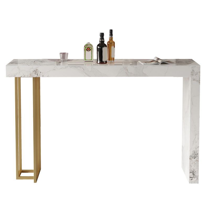 Gesinterde stenen bistro-bartafel Rechthoekige bartafel voor woonkamer