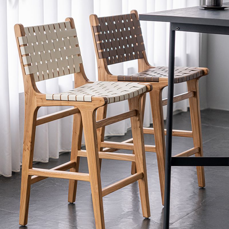Contemporary 37" Height Solid Wood Backrest Counter High Stool Clearhalo 'Bar Furniture' 'Bar Stools' 'bar_stools' 'furn' 'furn_bar_stools' 'Furniture' 'Kitchen & Dining Furniture' 1200x1200_942a907e-8d9c-446f-9393-07861c52153f