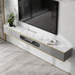 Console de meuble TV mural Console multimédia TV en bois avec 2 tiroirs