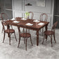 1/4/5/7 Pieces Dining Room Set Traditional Natural 4 Legs Table with Windsor Chairs Clearhalo 'Dining Room Sets' 'Dining Tables & Seating' 'dining_room_set' 'furn' 'furn_dining_room_set' 'Furniture' 'furniture_dining_room_set' 'Kitchen & Dining Furniture' 'kitchen&dining_furn' 'kitchen' 1200x1200_942dee25-2385-418d-aaad-c717647beba2