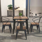 Industrial Solid Wood Dining Table Kitchen Table in Nature with Metal 4 Legs Clearhalo ' dining_table' 'Dining Tables & Seating' 'Dining Tables' 'furn' 'furn_dining_table' 'Furniture' 'furniture_dining_table' 'Kitchen & Dining Furniture' 'kitchen&dining_furn' 'kitchen' 'kitchen_dining_table' 1200x1200_942e1312-733a-4503-ba82-f8e9e6673bdc
