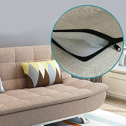 74.80" L √ó 33.46" W √ó 35.43" H Biscuit Back Couch Armless Sofa with Hair Pin Legs Clearhalo 'furn' 'furn_sofas' 'Furniture' 'furniture_sofas' 'Living Room Furniture' 'Sofa' 'sofas' 1200x1200_9430b5b5-78c7-44c9-934b-540f009f0a97