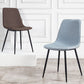 Macaron color Scandinavian Dining room Chair Leather Solid Back Side Chair Clearhalo ' kitchen&dining_furn' 'Dining Chairs' 'Dining Tables & Seating' 'dining_chair' 'Furniture' 'furniture_dining_chair' 'Kitchen & Dining Furniture' 'kitchen' 1200x1200_9432134e-4bb6-4232-988d-ff12e5e5820a