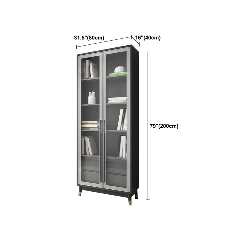 78.74 "H Bookcase Bookshelf de estilo contemporáneo para sala de estudio de la oficina