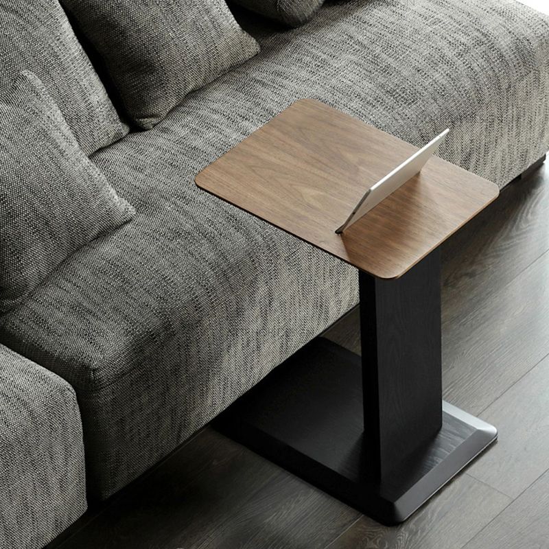 Modern Accent Side Table Wood Square Pedestal Side Table for Living Room Clearhalo 'Coffee & Accent Tables' 'End & Side Tables' 'end_side_tables' 'furn' 'furn_end_side_tables' 'Furniture' 'Living Room Furniture' 1200x1200_94337f10-38cc-45b9-b358-652d1977e59d