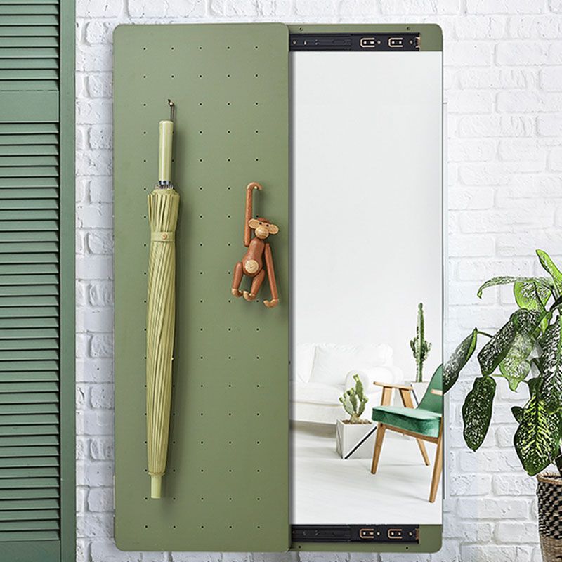 Árbol de salón montado en la pared con espejo incluido el soporte de la sala para la sala de estar