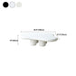 4 Legs Cloud Shaped Coffee Table Solid Wood 1 Single Cocktail Table