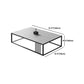 Slate Rectangular Coffee Table Frame 1 Coffee Table Minimalist