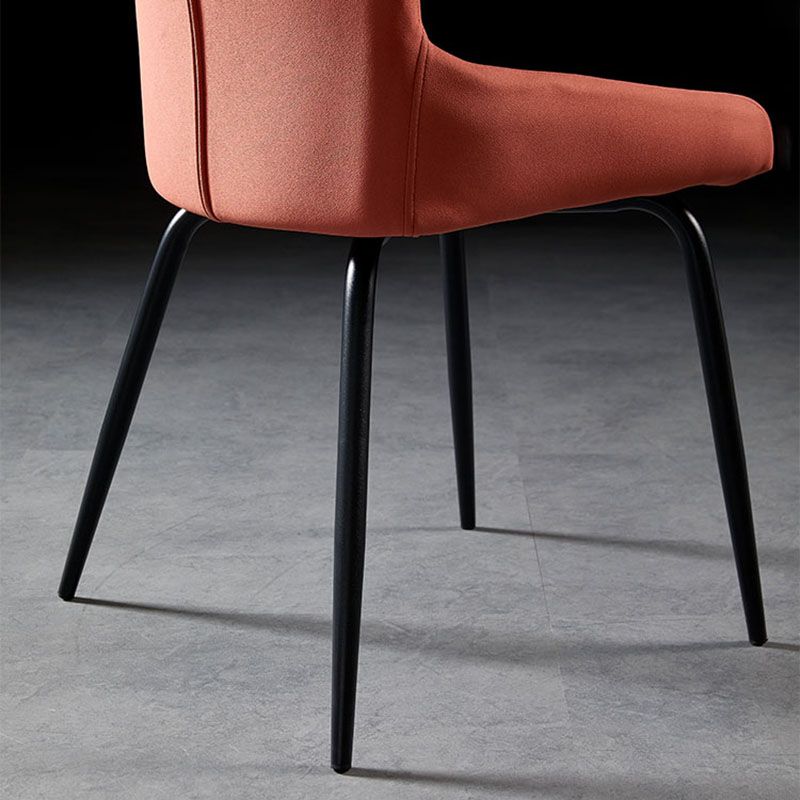 Braccio industriale Solid posteriore da pranzo sedia in tessuto da pranzo sedia