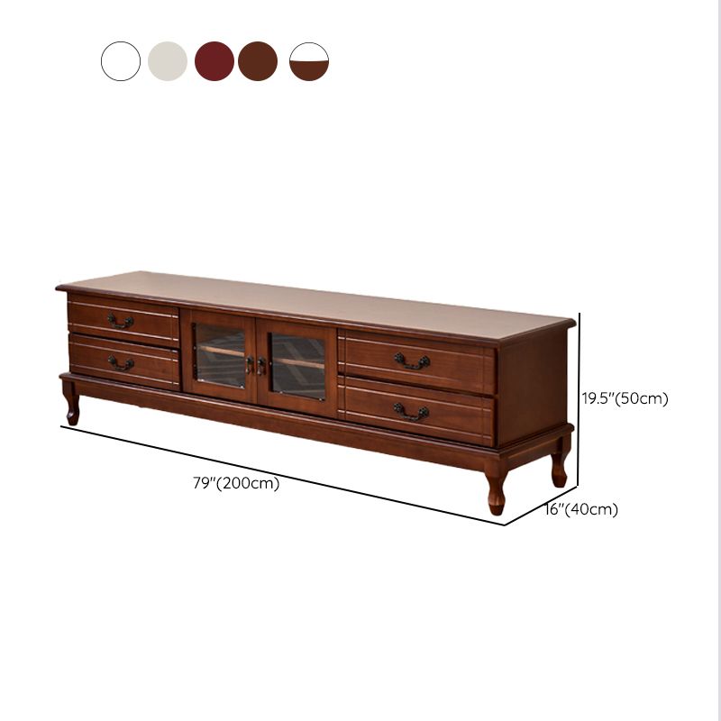 Modern TV Media Console Wooden TV Media Stand with 4 Drawers Clearhalo 'furn' 'furn_tv_stands_entertainment_centers' 'Furniture' 'Living Room Furniture' 'TV Stands & Entertainment Centers' 'TV Stands & Media Storage Furniture' 'tv_stands_entertainment_centers' 1200x1200_9436b5cc-ea2a-4055-a971-d10be030f322
