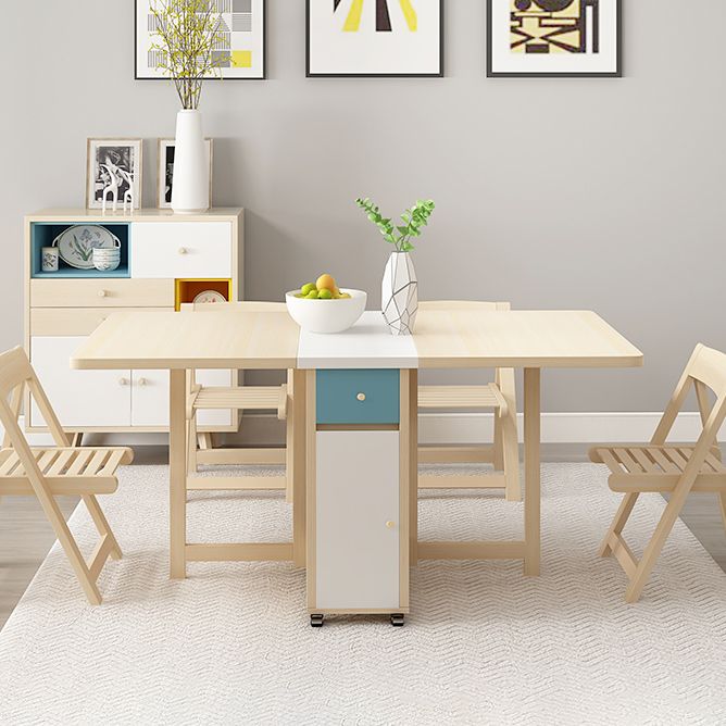 Mid-Century Dining Table Rectangle Wooden Dining Table with Trestle Base Clearhalo 'Dining Tables & Seating' 'Dining Tables' 'dining_table' 'furn' 'furn_dining_table' 'Furniture' 'furniture_dining_table' 'Kitchen & Dining Furniture' 'kitchen' 'kitchen_dining_table' 1200x1200_943833fd-8d31-4dc8-89a8-5e6f30a4c376