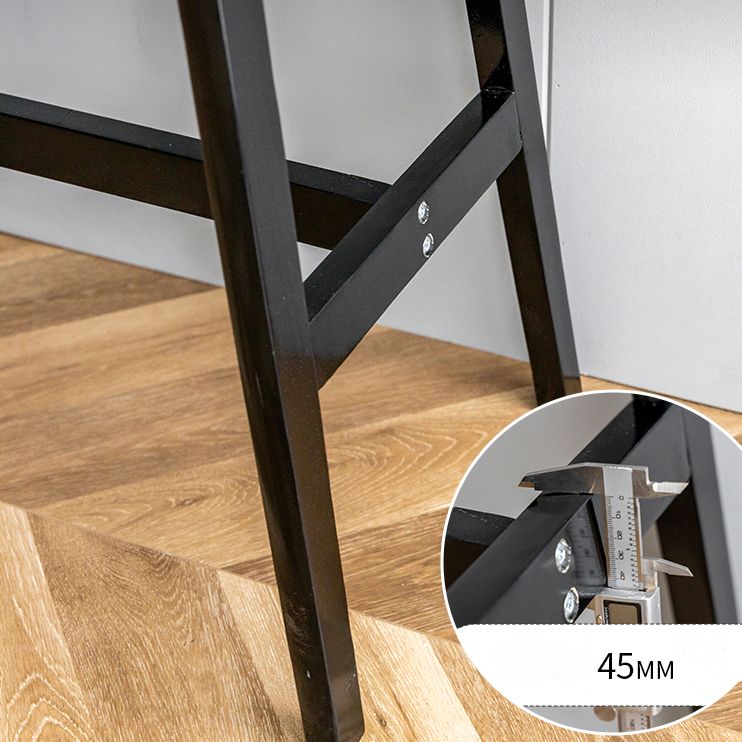 Matte Finish Wooden Rectangle Bar Table with Trestle for Living Room Clearhalo 'Bar Furniture' 'Bar Tables' 'bar_tables' 'furn' 'furn_bar_tables' 'Furniture' 'Kitchen & Dining Furniture' 1200x1200_943a95a1-8949-458f-844a-9d3cb5b093f9