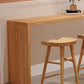 Luxurious Rectangle Pub Table Set 1/5/9 Pieces Wooden Counter Table with Backless Stools Clearhalo 'Bar Furniture' 'furn' 'furn_home_bar_bar_sets' 'Furniture' 'Home Bars & Bar Sets' 'home_bar_bar_sets' 'Kitchen & Dining Furniture' 1200x1200_943ab116-1294-4e15-b6df-42a27739f373