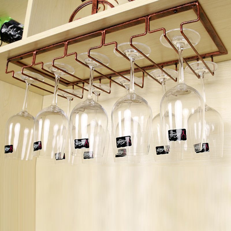 Soporte de vidrio colgante de metal y soporte de vidrio de un solo riel individual