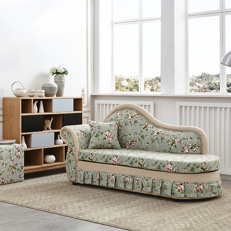 Traditional Removable Cushions Chaise Fabric Floral Chaise for Living Room Clearhalo 'Chairs & Seating' 'Chaise Lounge' 'chaise_lounge' 'furn' 'furn_chaise_lounge' 'Furniture' 'Living Room Furniture' 1200x1200_943d00d3-843a-46b7-b234-72538ab6658c