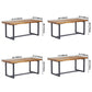 Industrial Dining Site Table Solid Wood Dining Room Furniture with Trestle Base Clearhalo ' dining_table' 'Dining Tables & Seating' 'Dining Tables' 'furn' 'furn_dining_table' 'Furniture' 'furniture_dining_table' 'Kitchen & Dining Furniture' 'kitchen&dining_furn' 'kitchen' 'kitchen_dining_table' 1200x1200_943d8a0c-bfa2-4406-8dcc-8dfdaa756a74