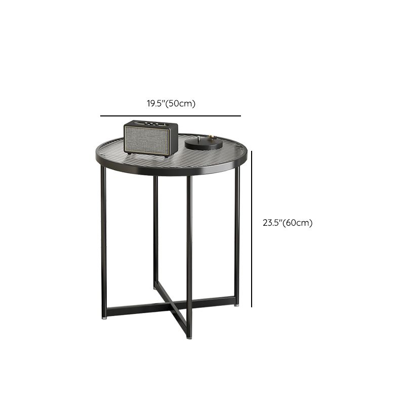 Contemporary Side Table Metal Accent Side Table for Living Room