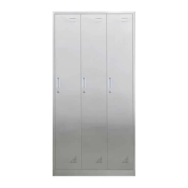 Metal Industrial Cabinet for Bathroom Steel Storage Cabinet with Hinged Door Clearhalo 'Armoires & Wardrobes' 'armoires_wardrobes' 'Bedroom Furniture' 'furn' 'furn_armoires_wardrobes' 'Furniture' 1200x1200_9441ca8b-0d48-4cc0-a3d4-7fe81cf12a45