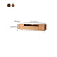Scandinavian TV Media Stand Solid Wood TV Media Console with Drawer
