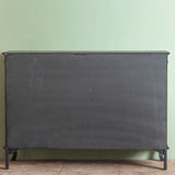 Tradizionale armadio in legno massiccio armadio a buffet con porte per soggiorno